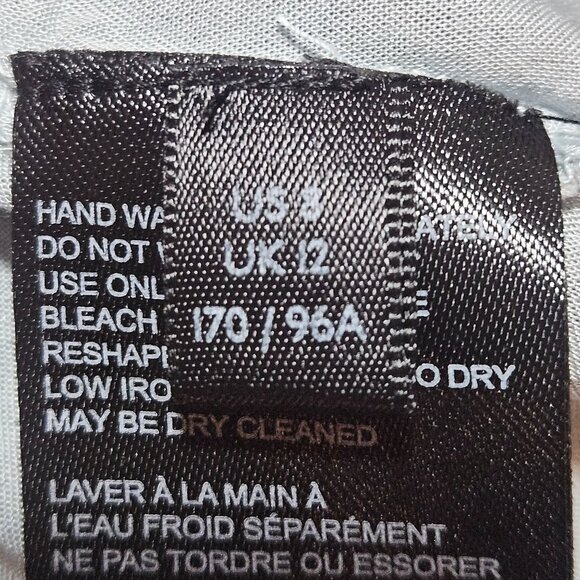 Anthropologie Women's Kira Off-Shoulder Blue Dress Cottage core Romantic Boho 8 - Picture 8 of 16